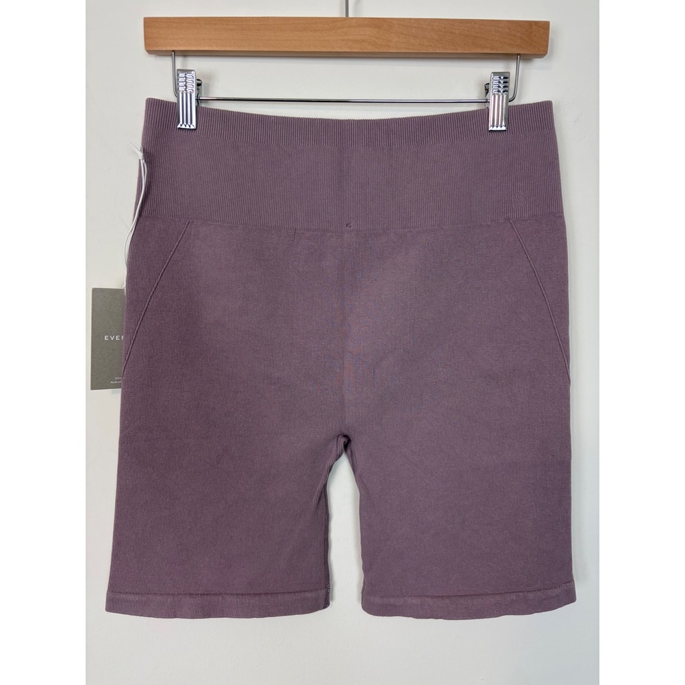 Everlane The Seamless Bike Short Light Purple XL / XXL Workout Yoga Casual‎